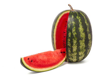  Watermelon isolated on white background