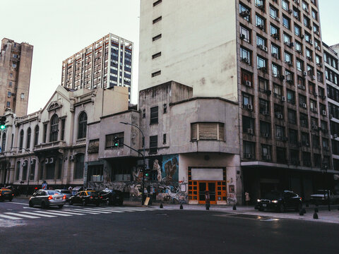 Crossroad in Downtown Buenos Aires