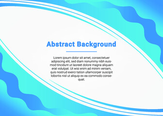 Blue curved lines background for presentation