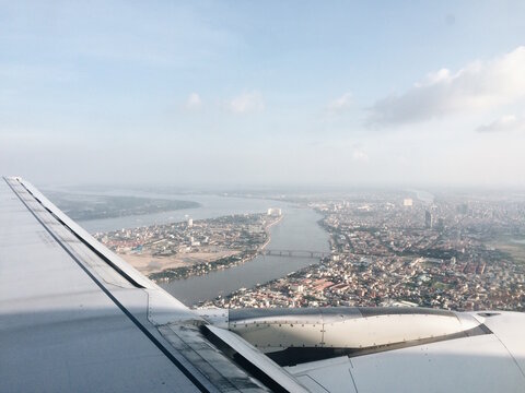 Out of the window on a fligh