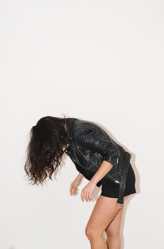 Young wild and free rocker girl