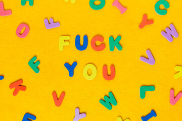 Fuck you""