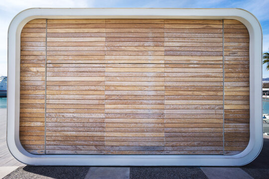 Big rectangular wooden box