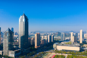 Naklejka na ściany i meble Urban scenery of Suzhou, Jiangsu Province, China