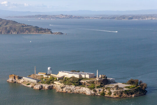 Aerial of Alcatraz