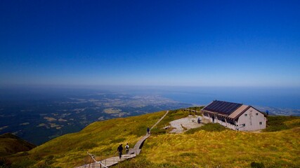 View from the Top of Mt. Daisen, Tottori, Japan