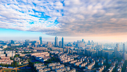 Obraz premium Urban scenery of Suzhou, Jiangsu Province, China