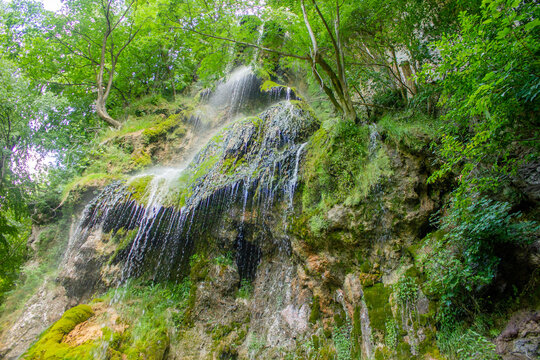 waterfall in the forest Bad Urach