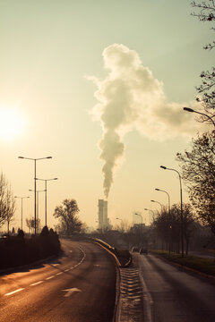 Industrial smoke