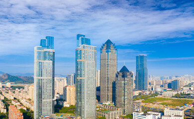 Fototapeta premium Urban scenery of Suzhou, Jiangsu Province, China