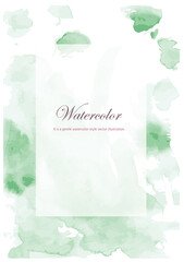 水彩風抽象画ベクター背景イラスト