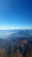 Clouds over the mountains