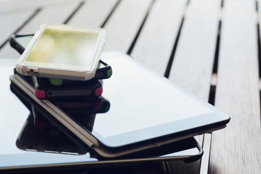 Stack of electronic devices
