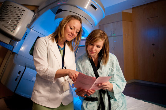 Cancer Patient Medical Radiation Treatment