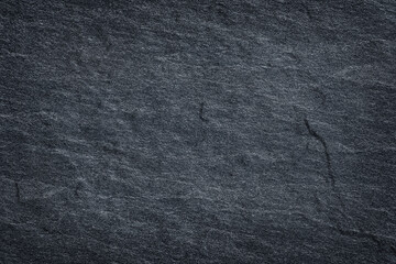 Dark grey black slate stone background or texture
