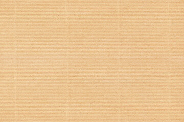 Fototapeta na wymiar Kraft paper texture horizontal striped pattern for wrapping or Corrugated paper texture background.