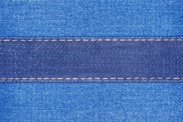 Texture of blue jeans seamless, cloth of denim for pattern and background