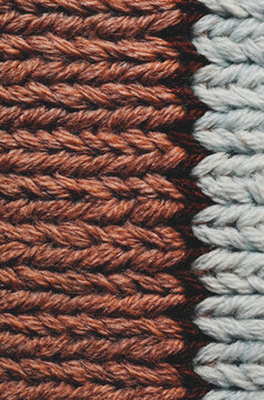 Knitted fabric textile abstract detail
