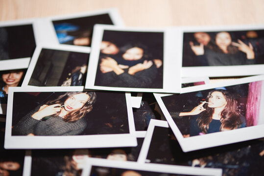 polaroids: collage of some nightlife memories