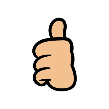 recommend clip art: Cartoon Thumbs Up Vector Illustration