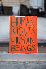 Protest signs 