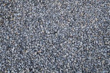 Small road stone blackground,Gravel texture