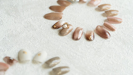 ネイルチップ/ジェルネイル/nail tip sample