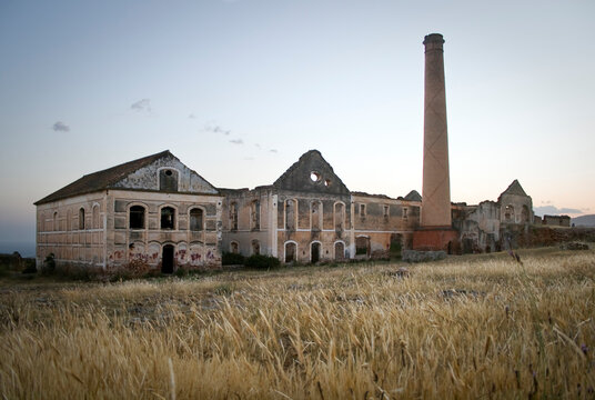 Abandoned paper factory in Maro