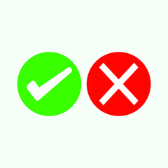yes and no buttons