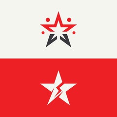 Star logo vector