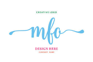 MFO lettering logo is simple, easy to understand and authoritative