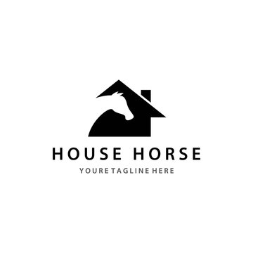 House horse logo template