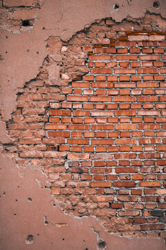 Red brick wall