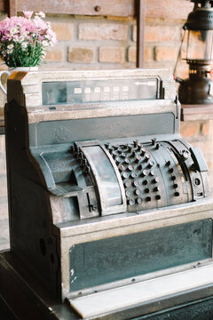 Vintage cash register