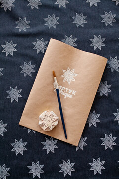 Apron with gift packing