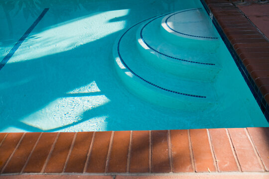 Outdoors swimming pool detail