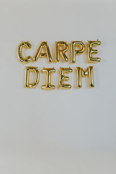 Carpe Diem Balloon Letters