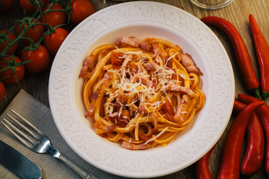 Spaghetti amatriciana