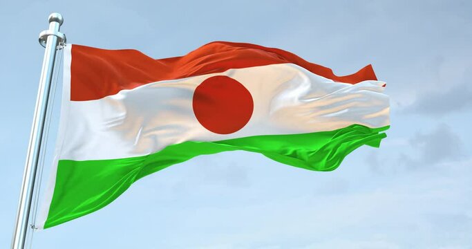 Niger flag 4k 