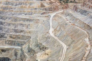 Mining pit in Rosia Montana
