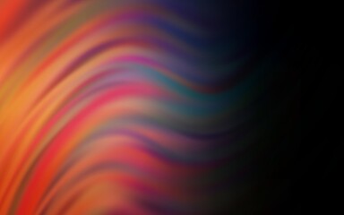 Dark Blue, Yellow vector blurred shine abstract background.