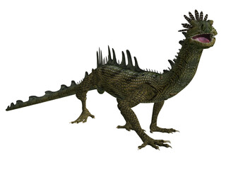 Fototapeta premium 3d render of a fantasy animal figure