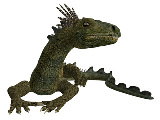 3d render of a fantasy animal figure