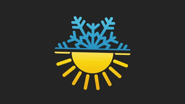 weather- frost and sun