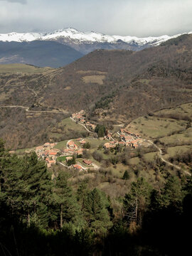 Mountain village in the Pyrenees