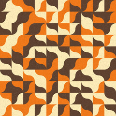 Fototapeta premium Abstract Geometric Pattern generative computational art illustration