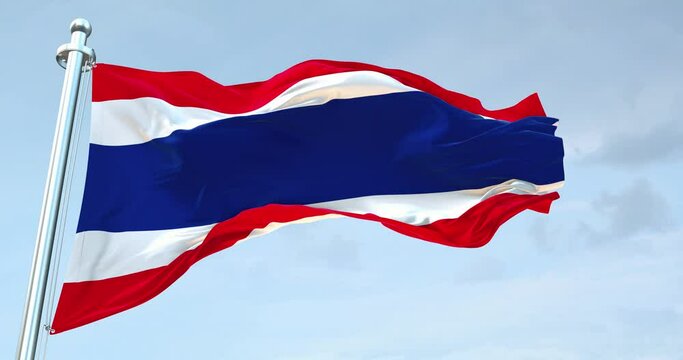 Thailand  flag 4k 