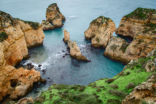 Colorful Rocky Coastline