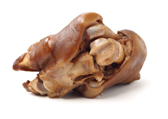 Sauce trotters on white background 