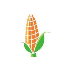 Corn icon template vector isolated